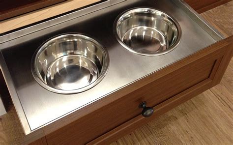 steel box insert|stainless steel pet food inserts.